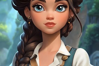 draw 2d game character or 2d game character