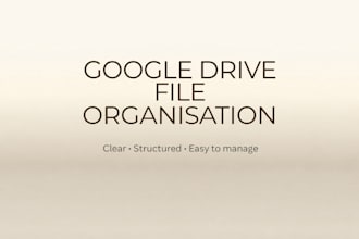 organise your google drive files