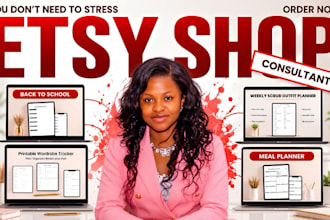 etsy digital product etsy shop etsy store setup planner etsy digital products