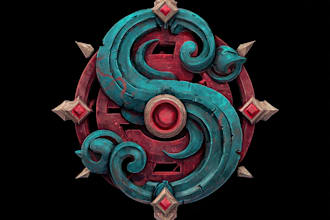 design an animated fantasy, rpg, mmorpg, sci fi game logo