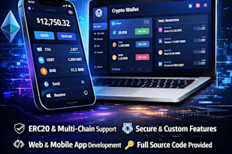 develop a secure crypto wallet website