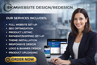 build ekm website design ecommerce shift4shop surecart 3dcart online store