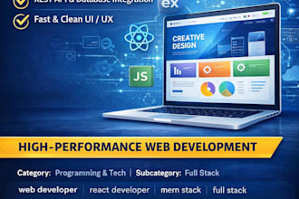 develop responsive websites using mern or flask