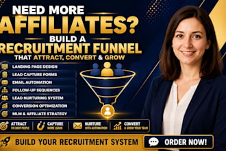 build an affiliate recruitment funnel to attract and recruit affiliates