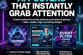 design ai posters for events and promotions