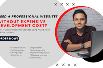 design a professional websites, website builders or coding