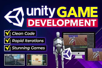 do mobile game development in 3d, 2d game by unity, unreal engine game developer