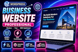 build a responsive business site and corporate website