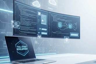 develop your website as a full stack , front end developer