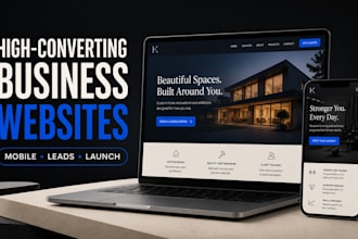 build a modern high converting small business website