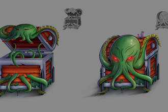 create an amazing 2d game art props