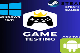 playtest your video game and provide feedback