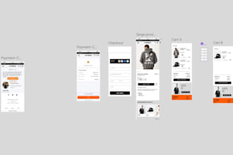 design modren UI UX in figma interactive design webapp, mobile app and website