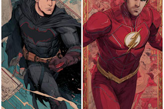create dc or marvel style comic book and superhero character