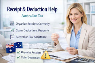 help organize receipts and claim correct deductions on australian tax ato