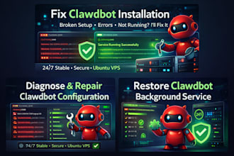 fix failed or broken clawdbot ai agent installation on your vps