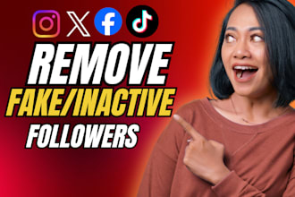 manually unfollow instagram followings and remove fake inactive followers