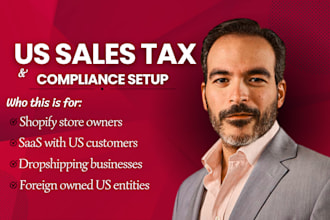 prepare and file us sales tax nexus and compliance setup for online business