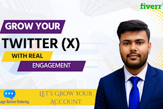 manage and grow your twitter x account with organic strategy