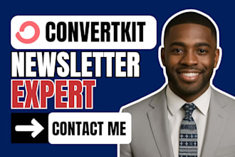 convertkit setup email sequence kit landing convertkit newseletter expert