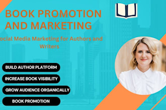 create and manage engaging social media content for author
