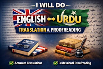 do english urdu translation and proofreading