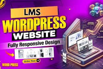 be wordpress expert for your lms website, educational website, or online courses