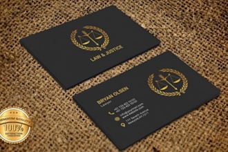 design a professional business card ready for print