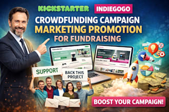 kickstarter indiegogo crowdfunding campaign marketing promotion for fundraising