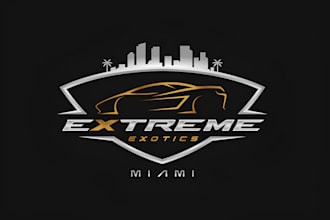 make a premium automotive, racing or motorsport logo