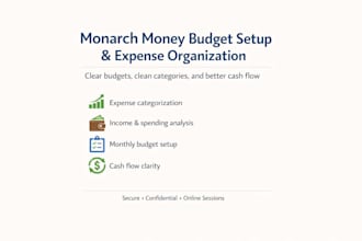 do personal budgeting and financial tracking using monarch