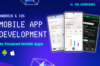 be your flutter developer for ai mobile app development
