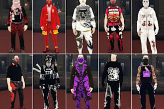 design your custom fivem clothing, eup packs, and jewelry