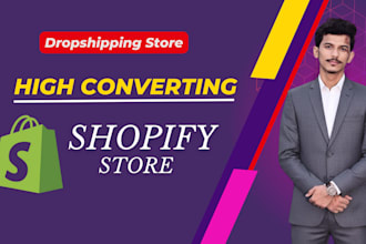 our agency will design shopify ecommerce website, build shopify online store