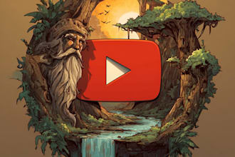 make a modern twitch, youtube or gaming logo design