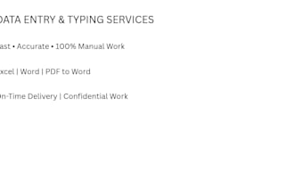 accurate data entry and typing service