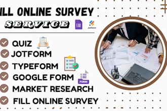 fill online survey google form typeform surveymonkey questionnaire form filling