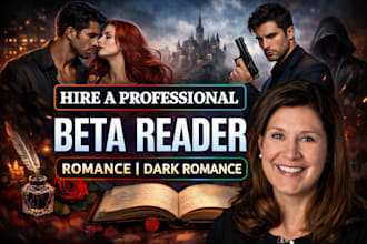 beta read your romance, romantasy, mafia romance or dark romance manuscript