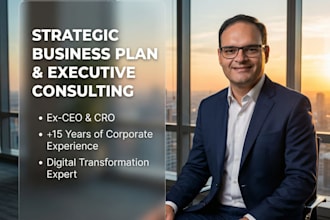 create a professional strategic business plan for you