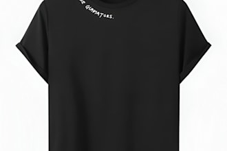 create clean minimalist logo with minimalist t shirt