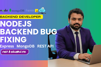 fix nodejs express and mongodb backend bugs