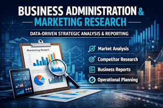 help on business administration and marketing research