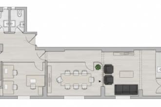 create a professional 2d furniture layout and space planning