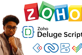 write fix zoho deluge scripts automation as zoho developer