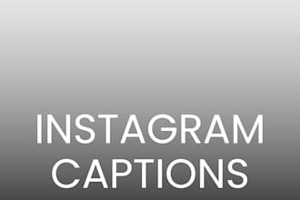 write engaging instagram captions and social media captions