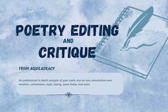 edit and critique your poetry