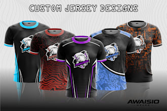 create premium custom jersey design for sports teams