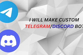 make telegram custom bot with code