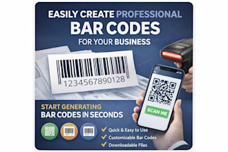 design professional high quality barcodes