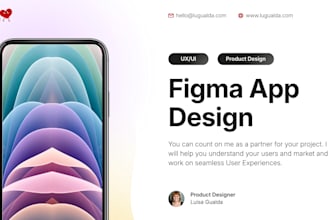 do UX UI app design in figma